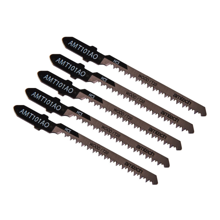 Amtech 5 Piece wood jigsaw blade set (AMT101AO)