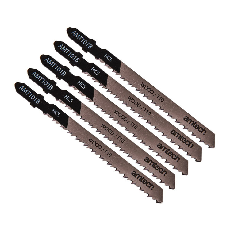 Amtech 5 Piece wood jigsaw blade set (AMT101B)