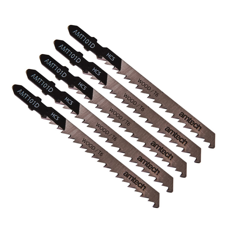 Amtech 5 Piece wood jigsaw blade set (AMT101D)