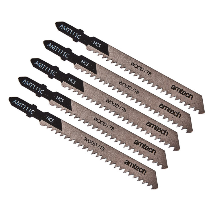Amtech 5 Piece wood jigsaw blade set (AMT111C)