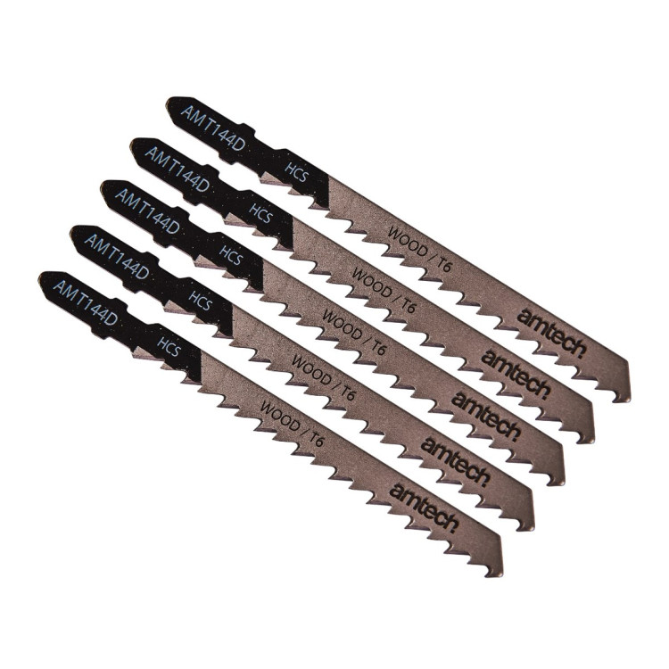 Amtech 5 Piece wood jigsaw blade set (AMT144 D)