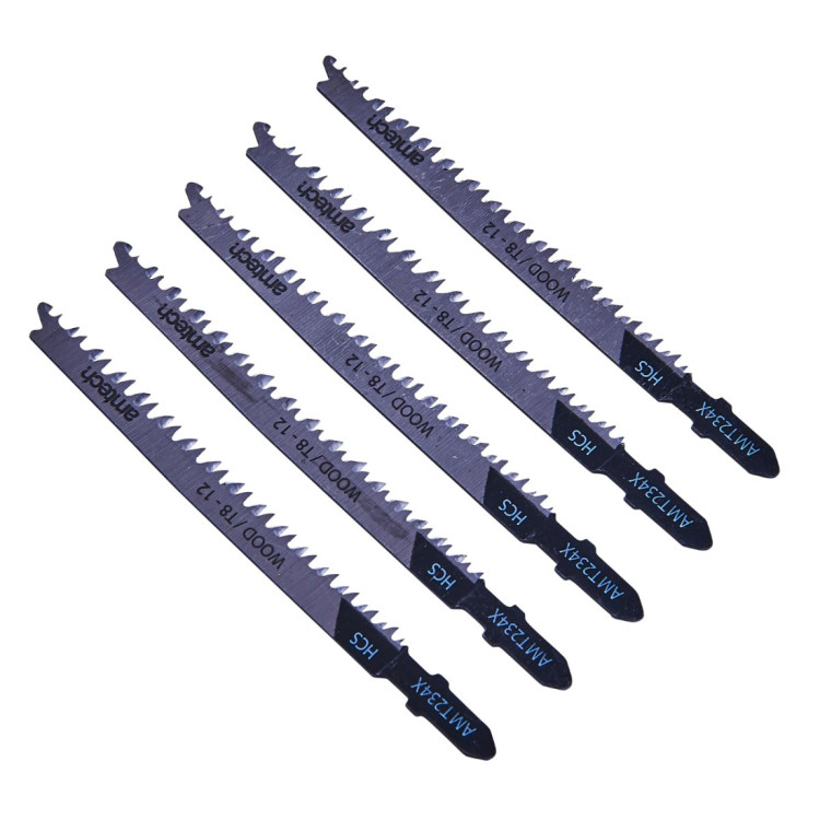 Amtech 5 Piece wood jigsaw blade set (AMT234 X)