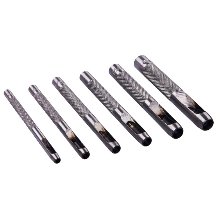 Amtech 6Pc Hollow Punch Set