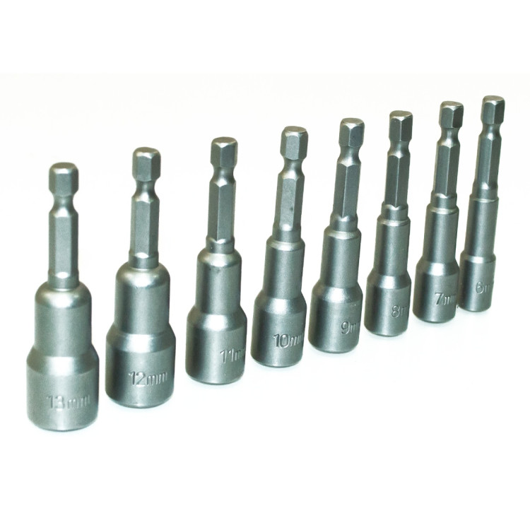 Amtech 8 Piece metric magnetic hex nut driver set