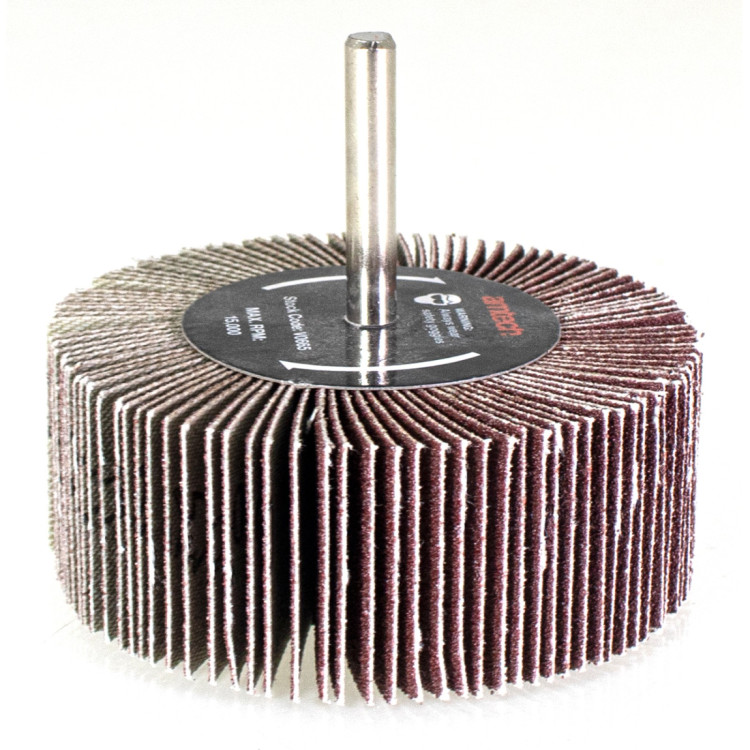 Amtech 80 x 30mm 60 grit abrasive flap wheel