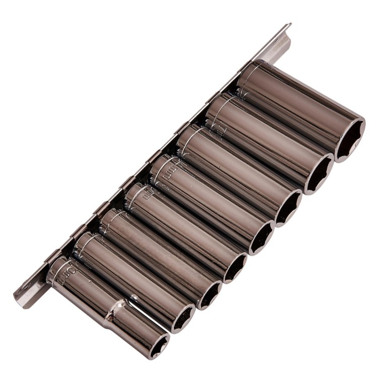 Amtech 9 Piece 3/8” deep socket set