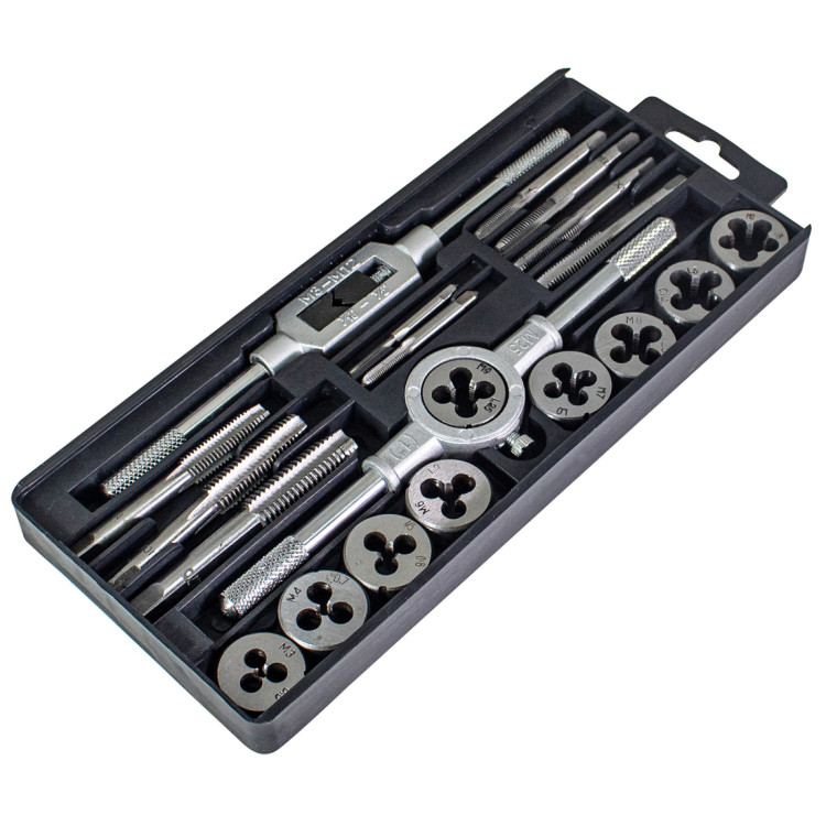 Amtech Amtech 20 Piece metric tap and die set