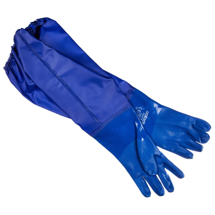 Amtech Long Pvc Pond And Drain Gloves Xl (Size:10)