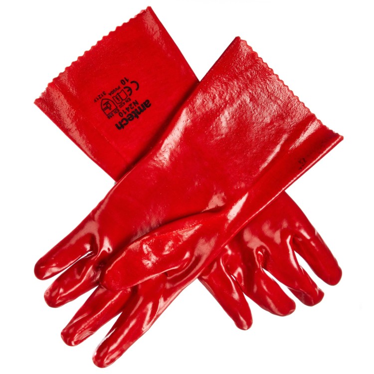 Amtech Pvc Gauntlet Glove Xl (Size 10)