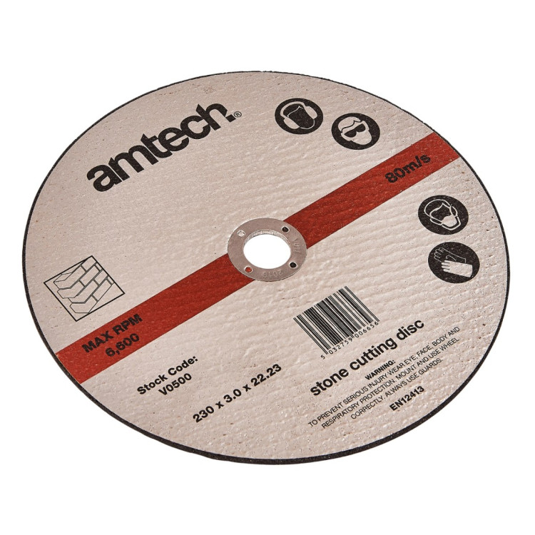 Amtech 230mm stone cutting disc