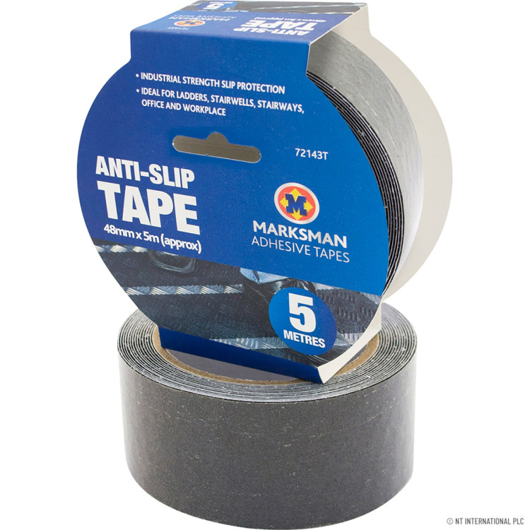 Anti-Slip Industrial Tape 48mm x 5m - Black