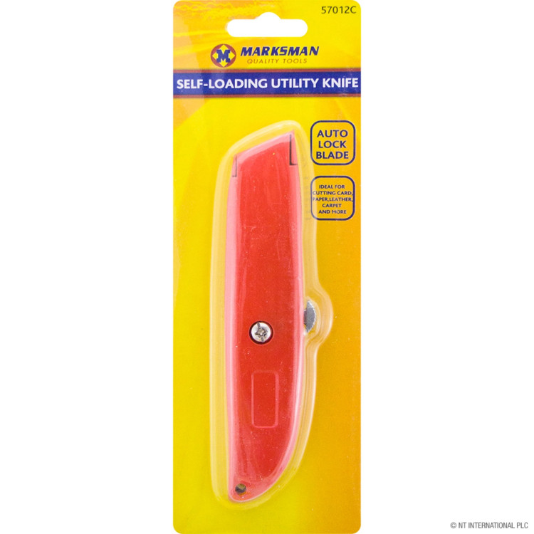 Auto Lock Knife - Red / Silver 6