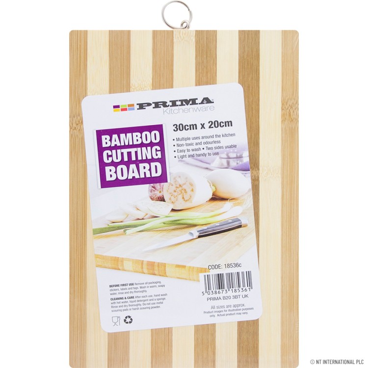 Prima Bamboo Chopping Board 30 X 20Cm