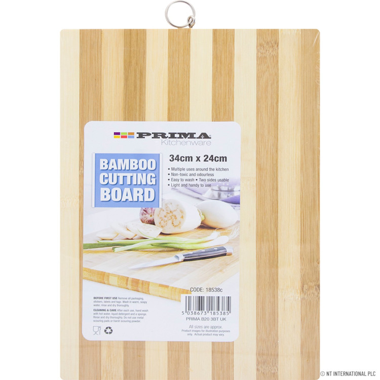 Prima Bamboo Chopping Board 34 X 24Cm