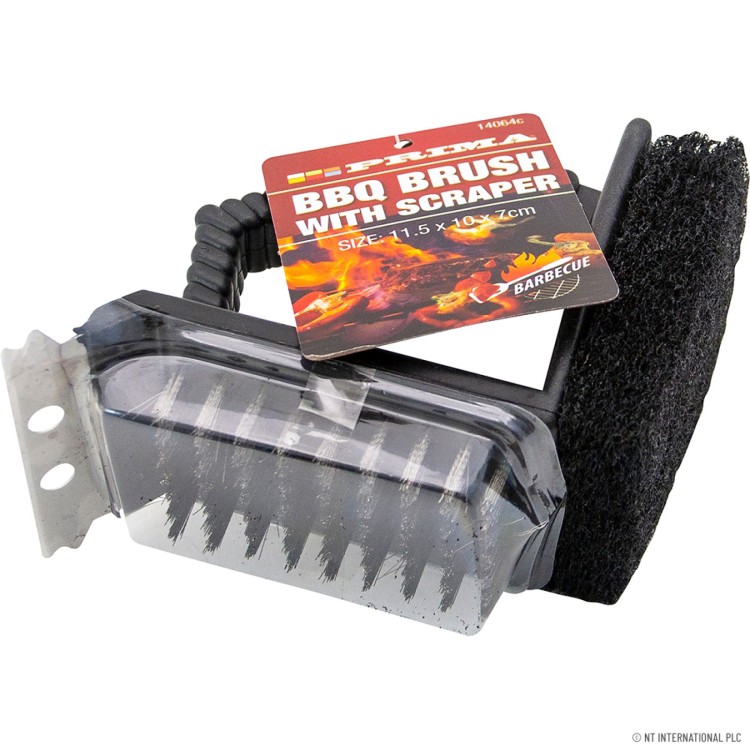 BBQ Brush 11.5x10x7cm material stainless steel wire