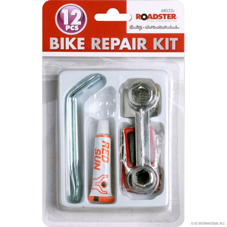  12pc Bicycle / Bike Puncture Repair Kit