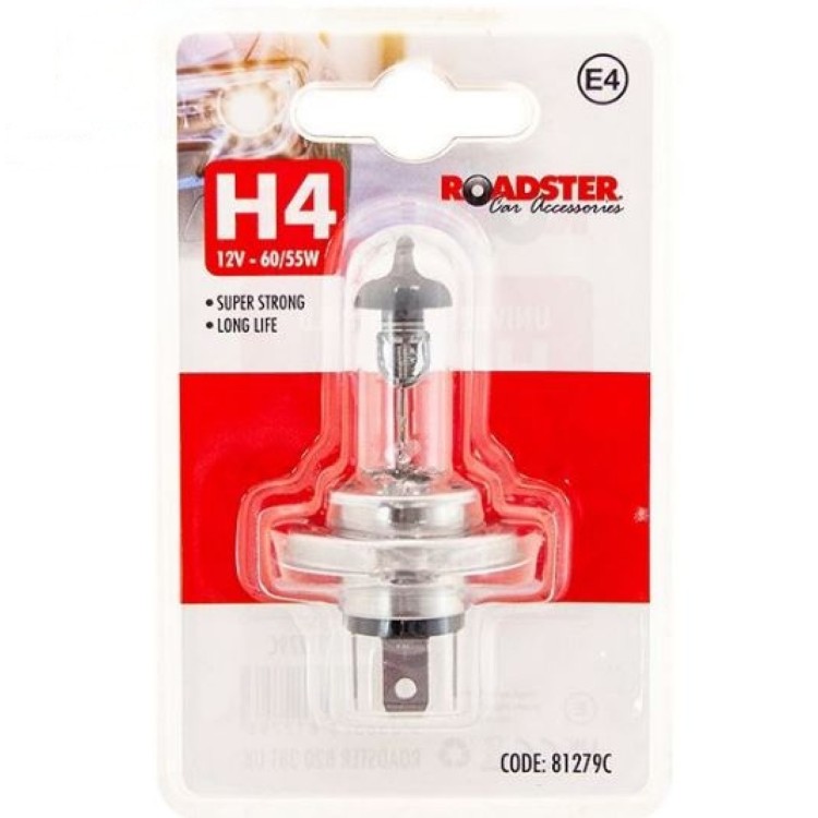 Roadster H4 12V 55W Halogen Car Light Bulb
