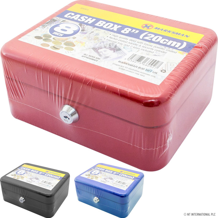 Cash Box - 200 x 160 x 90mm - Assort Color