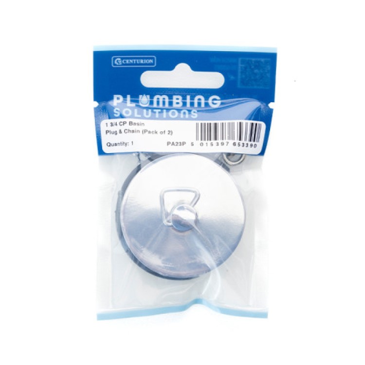 Centurion 1 3/4 CP Basin Plug & Chain 