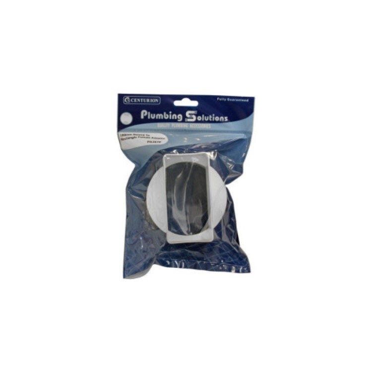 Centurion 100mm Round to Rectangle Female Adaptor
