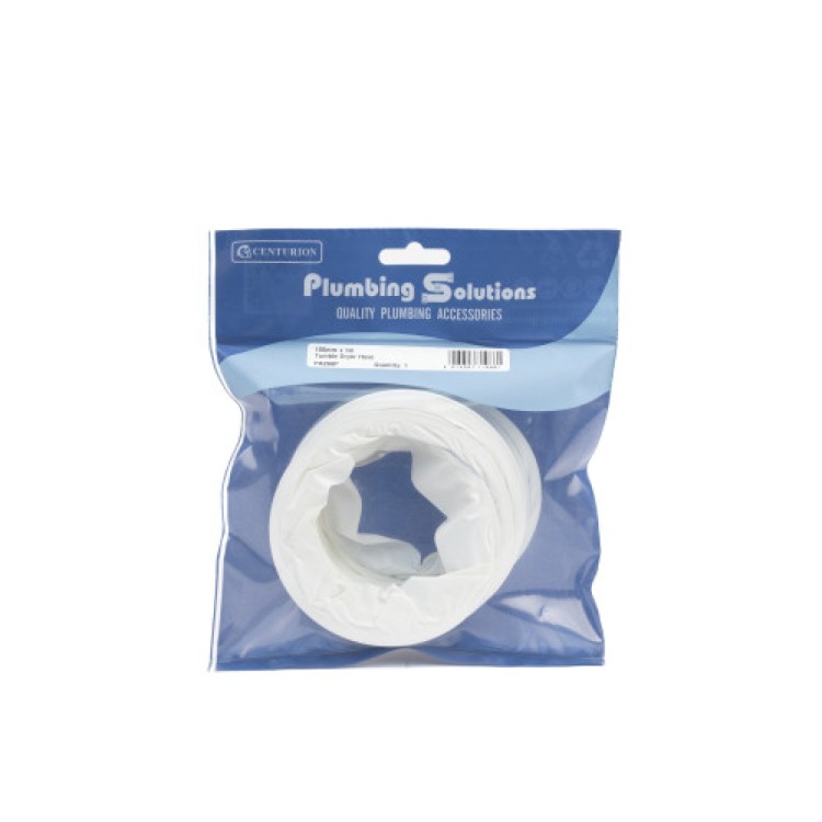 Centurion 100mm x 1m Tumble Dryer Hose