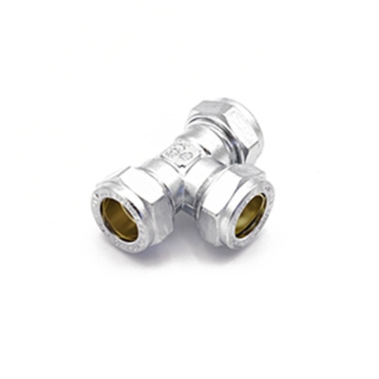 Centurion 15mm Chrome Compression Tee
