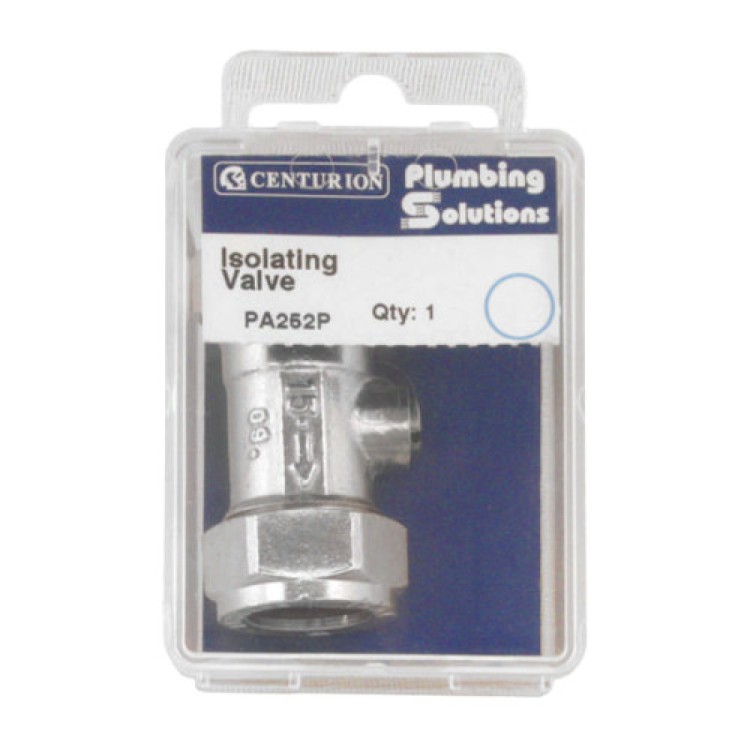 Centurion 15mm CP CXC Screw Type Isolating Valve