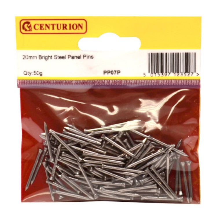 Centurion 20mm Steel Panel Pins