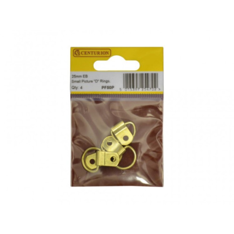 Centurion 25mm EB Small Picture D Rings (Pack of 4)