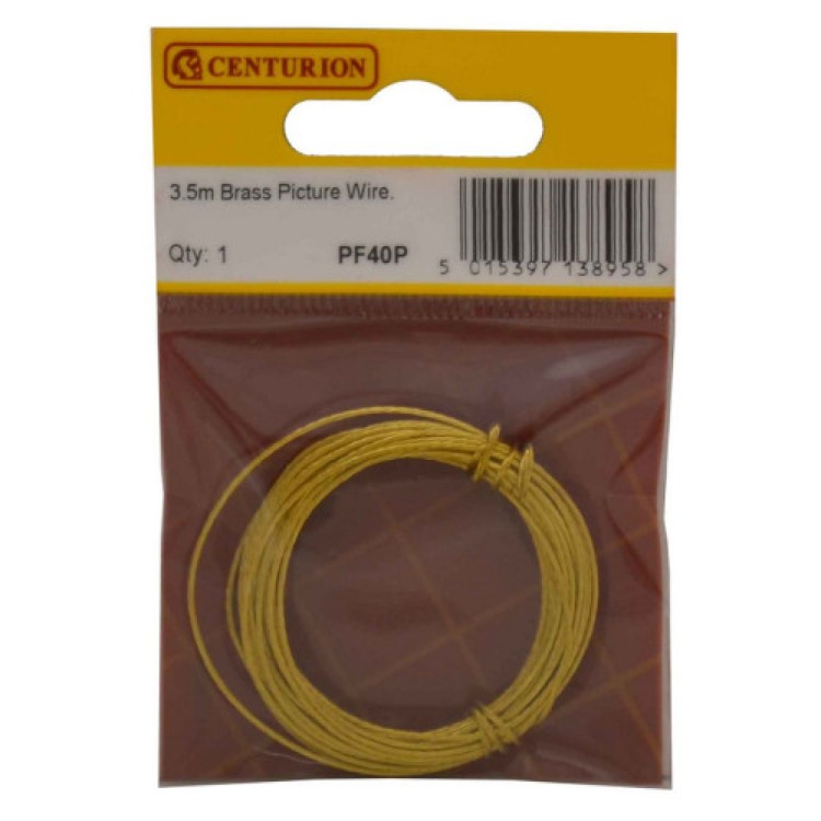 Centurion 3.5m Brass Picture Wire 