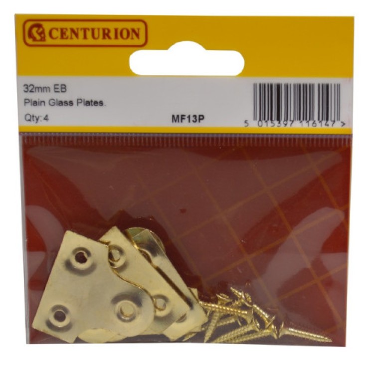 Centurion 32mm EB Plain Glass Plate (Pack of 4)
