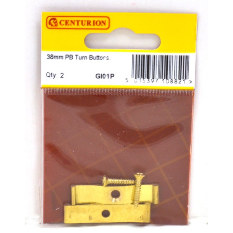 Centurion 38mm PB Turn Buttons (Pack of 2)