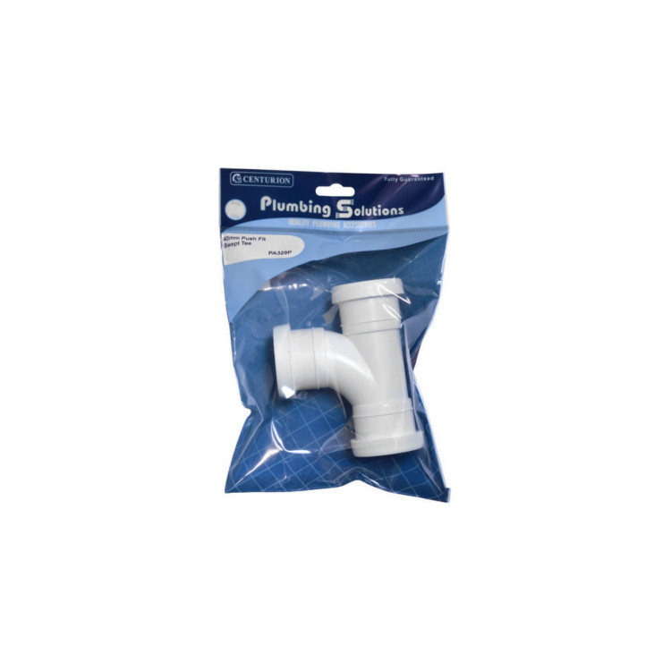 Centurion 40mm Push Fit Swept Tee