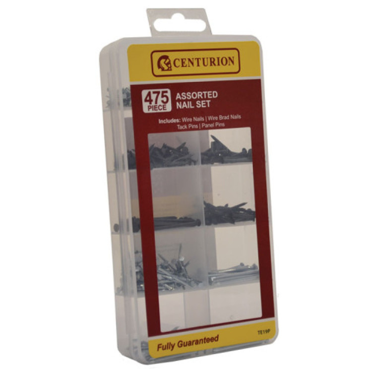 Centurion 475 Piece Assorted Nail Set