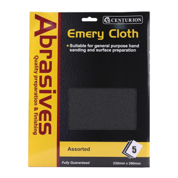 Centurion 5 Assorted Emery Cloth Pack 