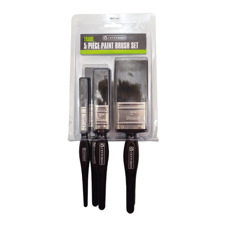 Centurion 5 Piece Trade Quality Paint Brush Set