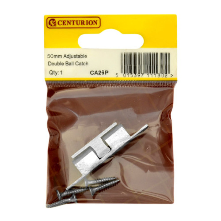 Centurion 50mm CP Adj Double Ball Catch