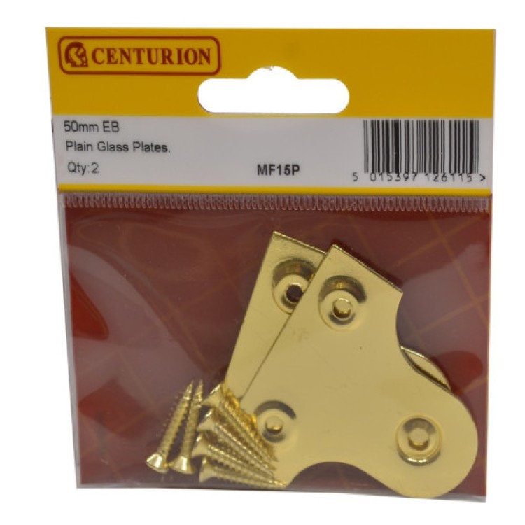 Centurion 50mm EB Plain Glass Plate (Pack of 2)