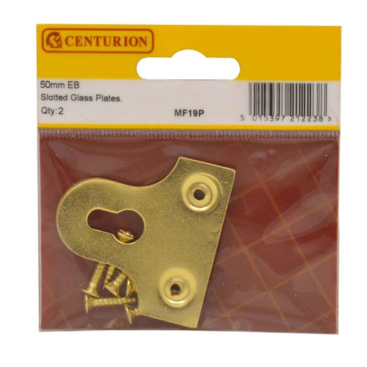 Centurion 50mm EB Slotted Glass Plate (Pack of 2)