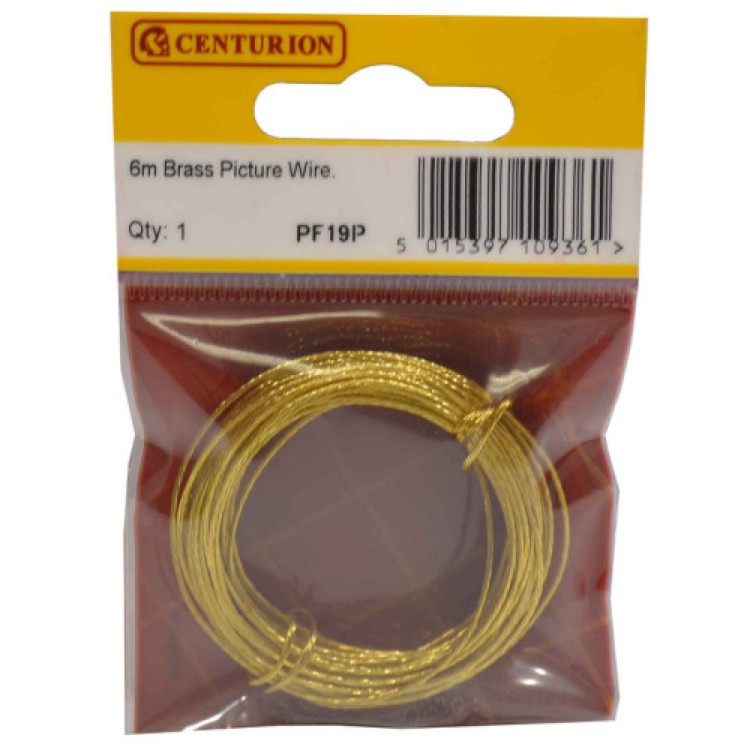 Centurion 6m Brass Picture Wire 