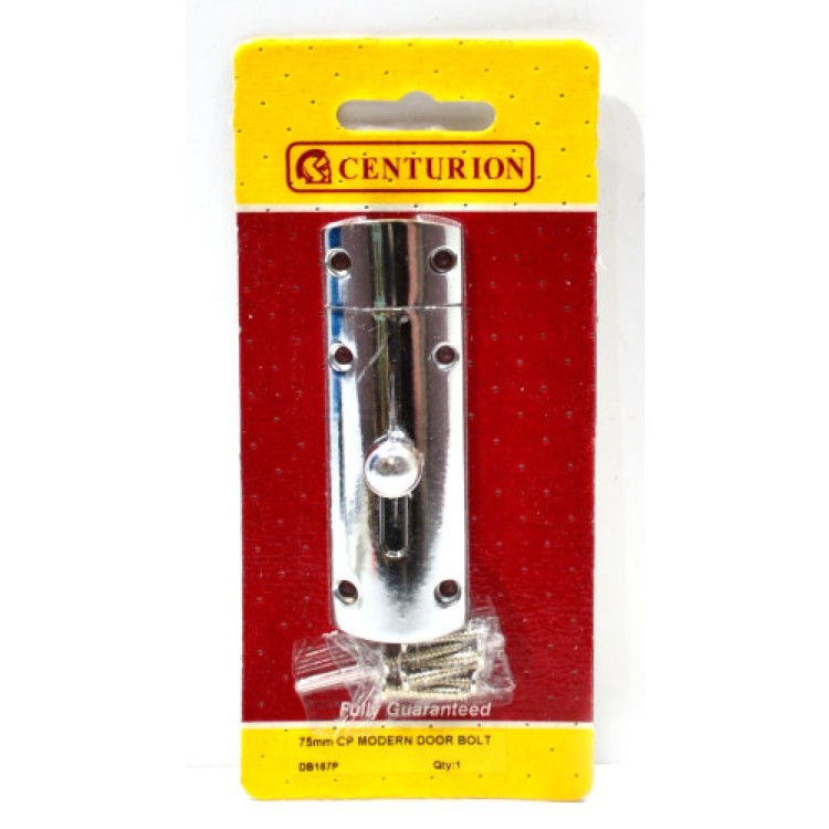 Centurion 75mm CP Modern Door Bolt