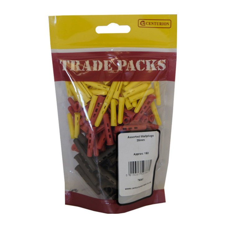 Centurion Assorted Wallplugs (150PK)