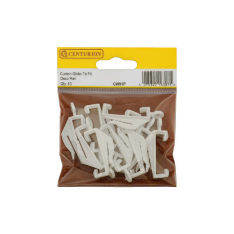 Centurion Curtain Glider To Fit Deco Rail (Pack of 10)