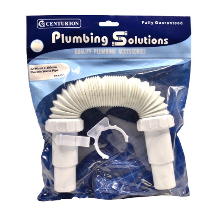 Centurion Flexible Waste Pipe - 32/40mm x 300mm