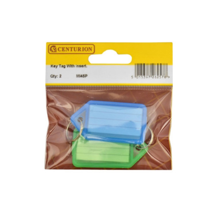 Centurion Key Tag With Insert (Pack of 2)