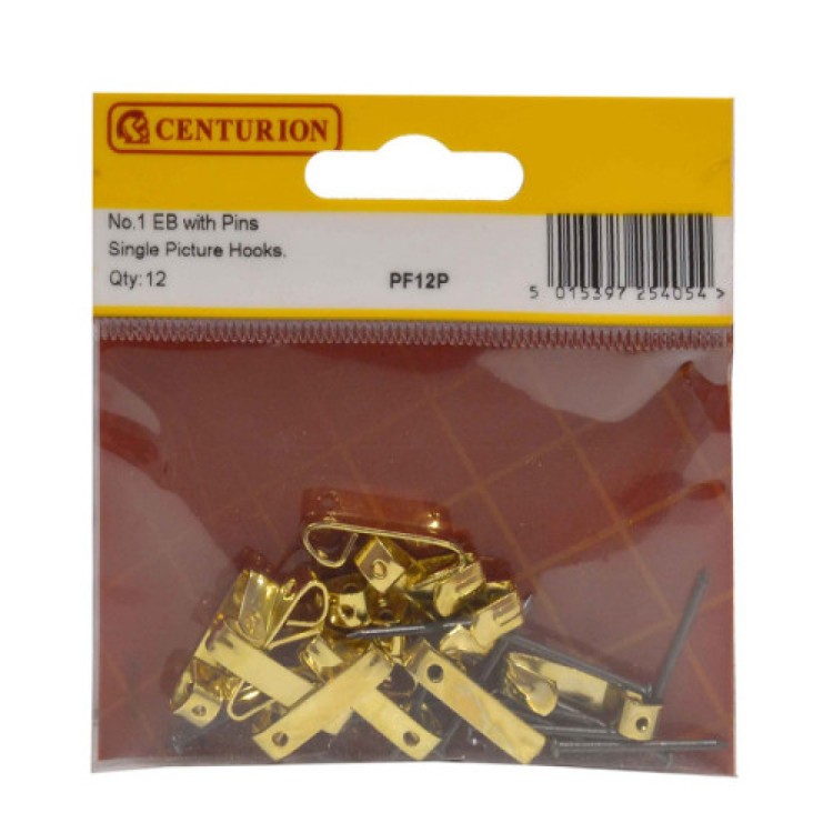 Centurion No 1 EB Single Picture Hooks (Pack of 12)