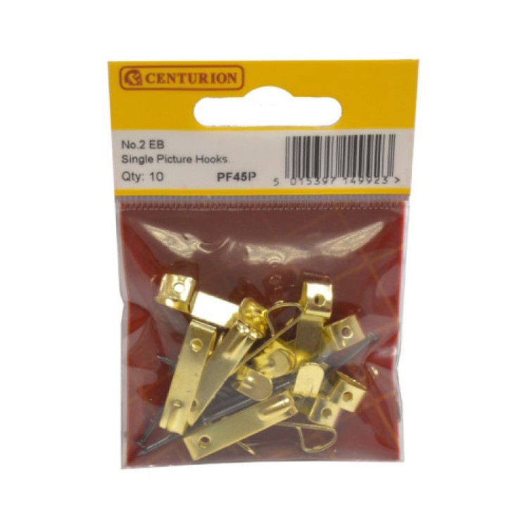 Centurion No 2 EB Single Picture Hooks (Pack of 10)