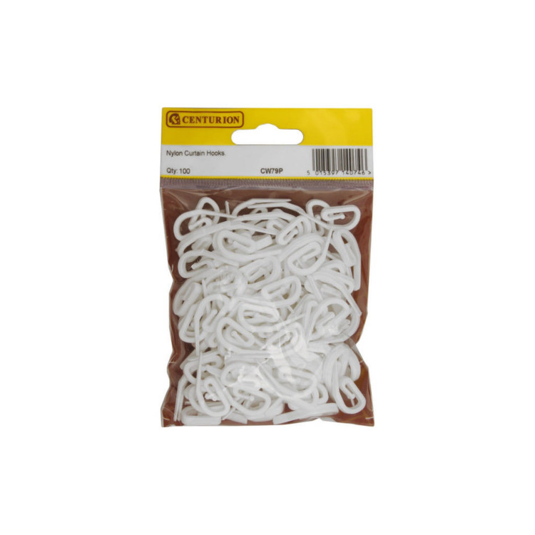 Centurion Nylon Curtain Hooks (Pack of 100)