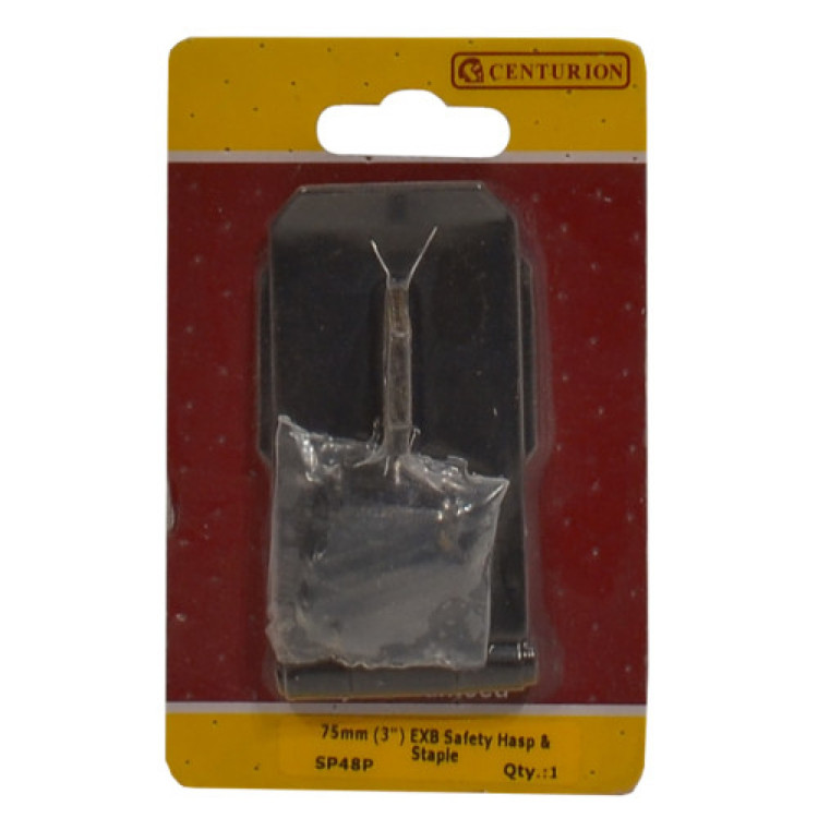 Centurion Safety Hasp & Staple - EXB - 75mm (3