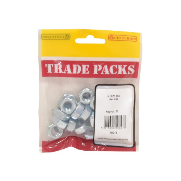 Centurion Steel Hex Nuts 